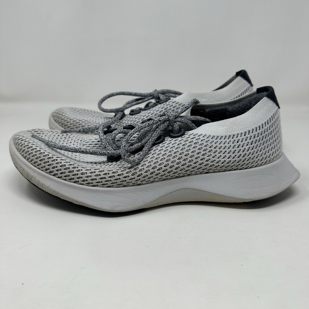 Allbirds Shoes Men 10.5 Grey Solid Tree Dasher Sustainable Knit Running Sneakers